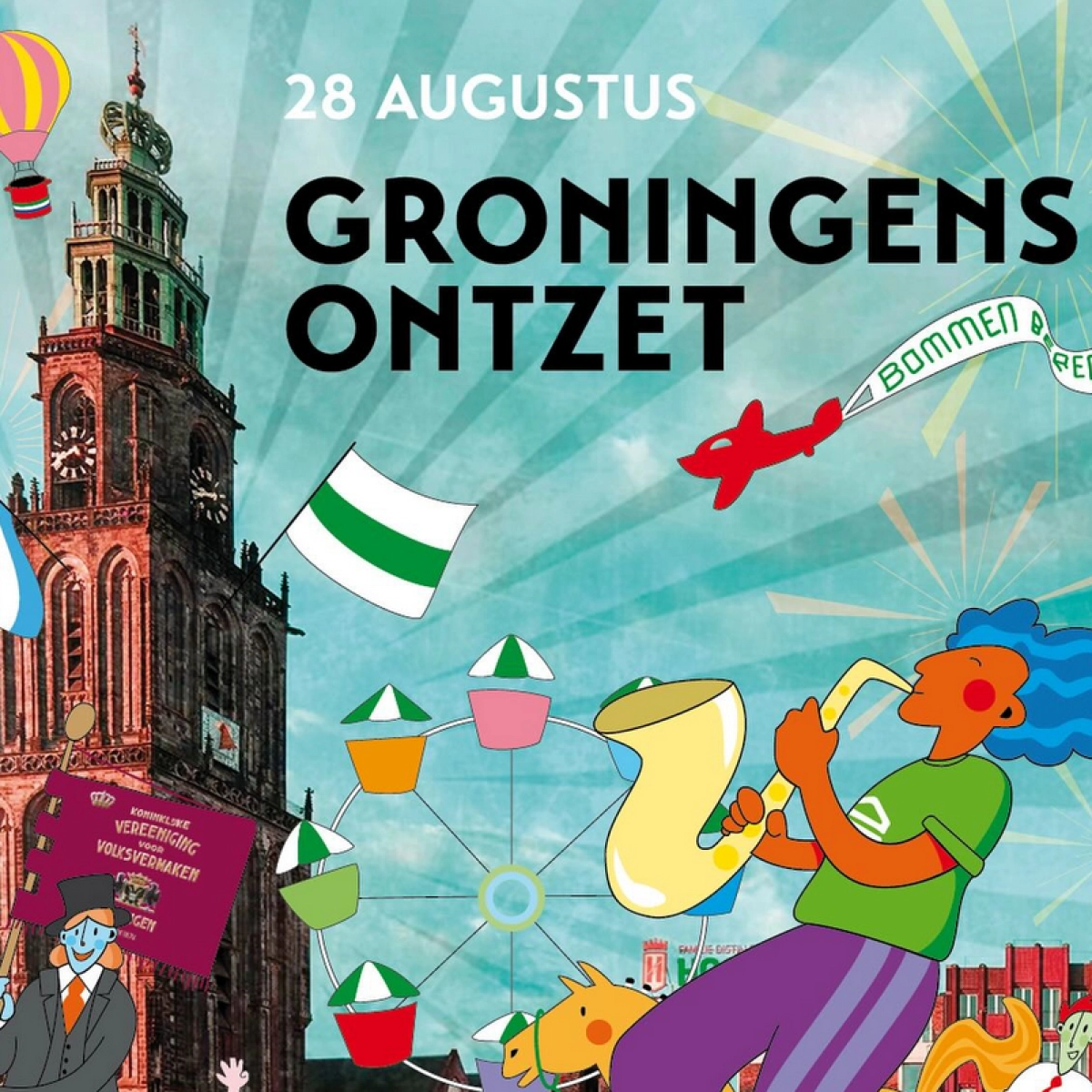 Groningens Ontzet 2025 | Bommen Berend Groningen 2025